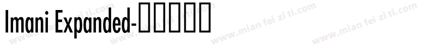 Imani Expanded字体转换
